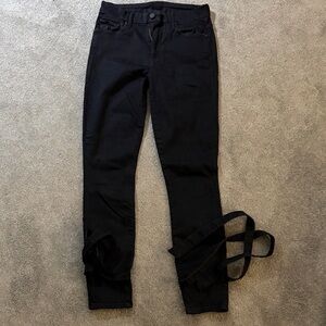 MOTHER Charcoal Denim Jeans
